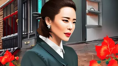 Elegant Portrait in a Quirky Alleyway