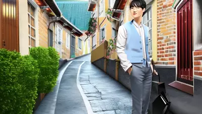 Elegant Portrait in a Quirky Alleyway