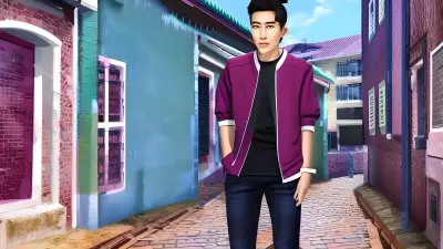 Elegant Portrait in a Quirky Alleyway