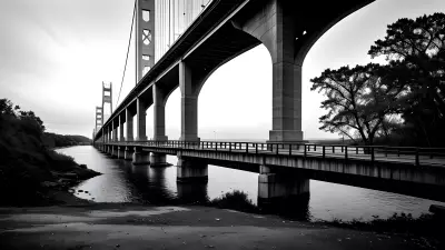 Ethereal Exploration A Photographer's Journey Through a Bridge