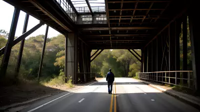 Ethereal Exploration A Photographer's Journey Through a Bridge