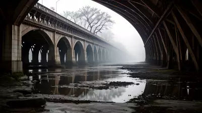Ethereal Exploration A Photographer's Journey Through a Bridge