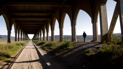 Ethereal Exploration A Photographer's Journey Through a Bridge