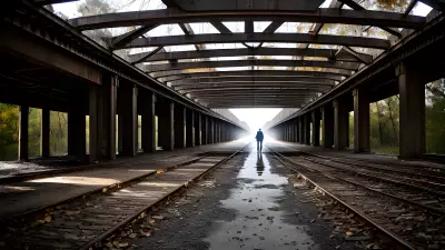 Ethereal Exploration A Photographer's Journey Through a Bridge