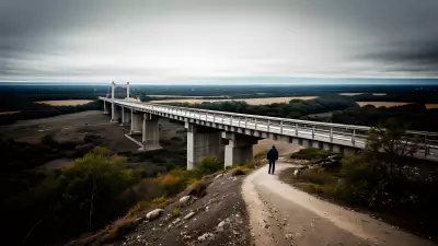 Ethereal Exploration A Photographer's Journey Through a Bridge