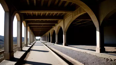 Ethereal Exploration A Photographer's Journey Through a Bridge