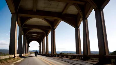 Ethereal Exploration A Photographer's Journey Through a Bridge