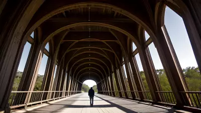 Ethereal Exploration A Photographer's Journey Through a Bridge