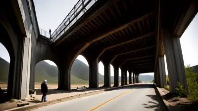 Ethereal Exploration A Photographer's Journey Through a Bridge