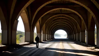 Ethereal Exploration A Photographer's Journey Through a Bridge