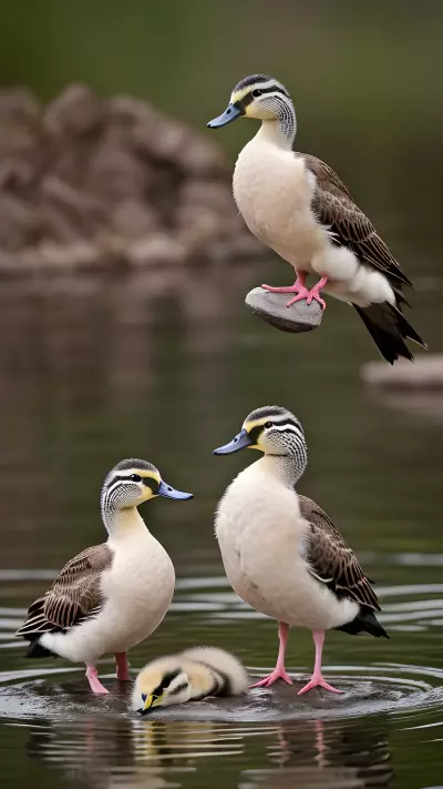 Avian Wonders Witnessing Baby Birds in their Natural Habitat