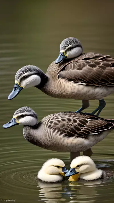 Avian Wonders Witnessing Baby Birds in their Natural Habitat