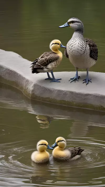 Avian Wonders Witnessing Baby Birds in their Natural Habitat
