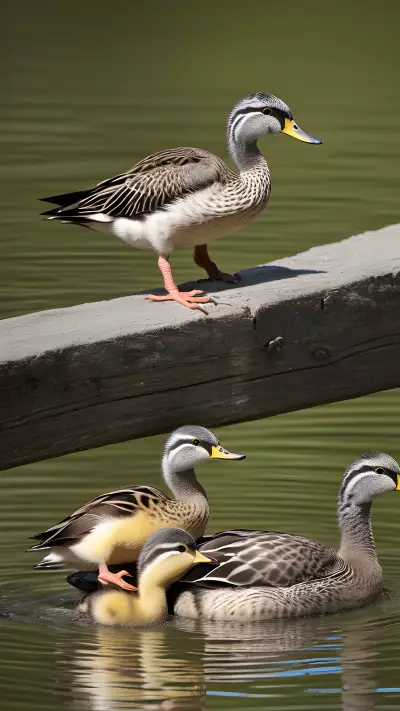 Avian Wonders Witnessing Baby Birds in their Natural Habitat