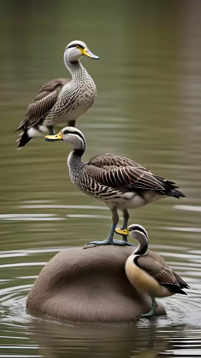 Avian Wonders Witnessing Baby Birds in their Natural Habitat