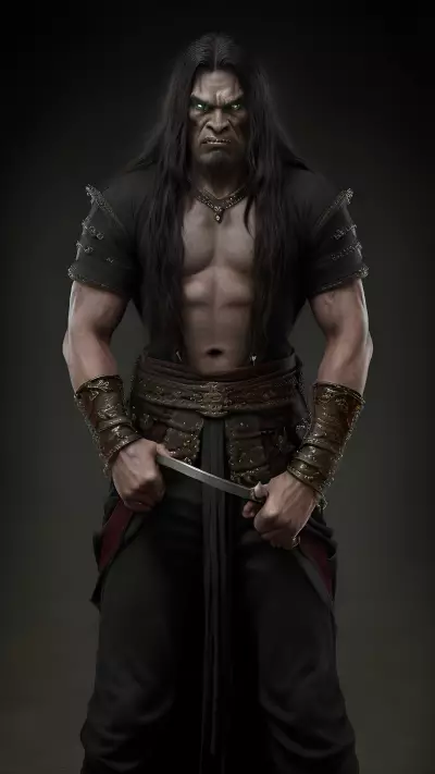 Photography of thrall from World of Warcraft