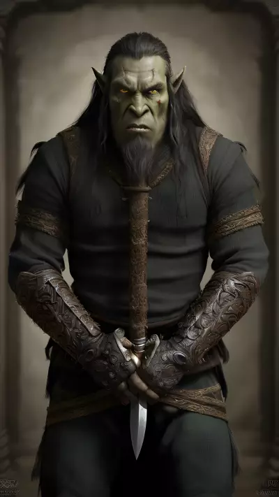 Photography of thrall from World of Warcraft
