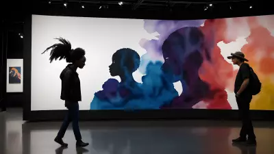 Capturing Untold Stories Watercolor Public Art Featuring People by Kara Walker