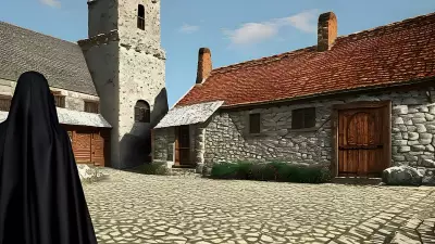 Stranger in a Quaint Village Square