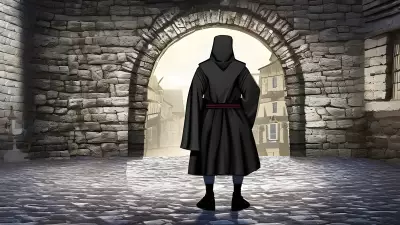 Stranger in a Quaint Village Square