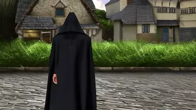 Stranger in a Quaint Village Square