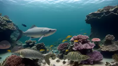 Marine Life Amidst Ecosystem Wonders at the Zoo