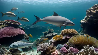 Marine Life Amidst Ecosystem Wonders at the Zoo
