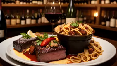Savoring the Perfect Pairings Food Photography in a Wine Cellar