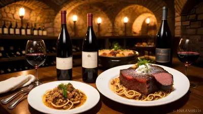 Savoring the Perfect Pairings Food Photography in a Wine Cellar
