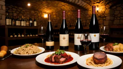 Savoring the Perfect Pairings Food Photography in a Wine Cellar