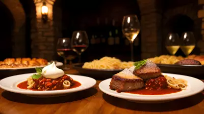 Savoring the Perfect Pairings Food Photography in a Wine Cellar