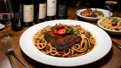 Savoring the Perfect Pairings Food Photography in a Wine Cellar