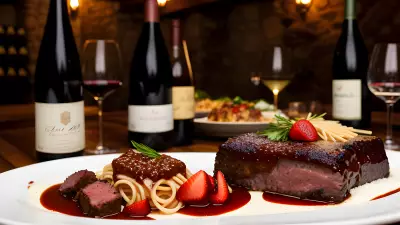 Savoring the Perfect Pairings Food Photography in a Wine Cellar