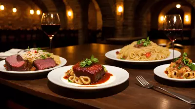 Savoring the Perfect Pairings Food Photography in a Wine Cellar