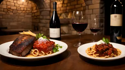 Savoring the Perfect Pairings Food Photography in a Wine Cellar