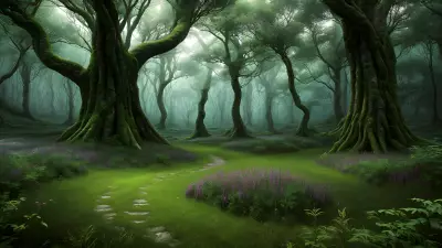 Illusionary Meadow A Forest of Mystical Creatures
