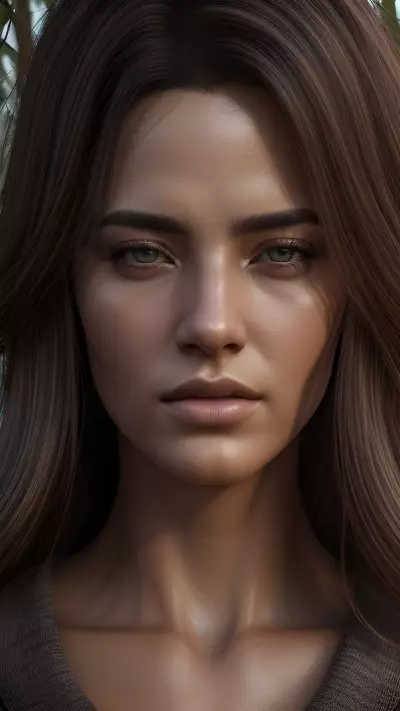 Soulful Encounters in the Serene Nature   Digital Art by Emre Karabacak