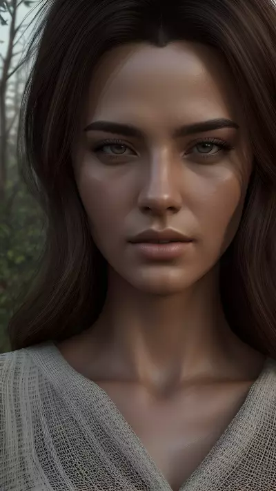 Soulful Encounters in the Serene Nature   Digital Art by Emre Karabacak