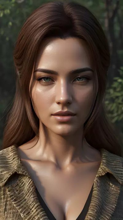 Soulful Encounters in the Serene Nature   Digital Art by Emre Karabacak