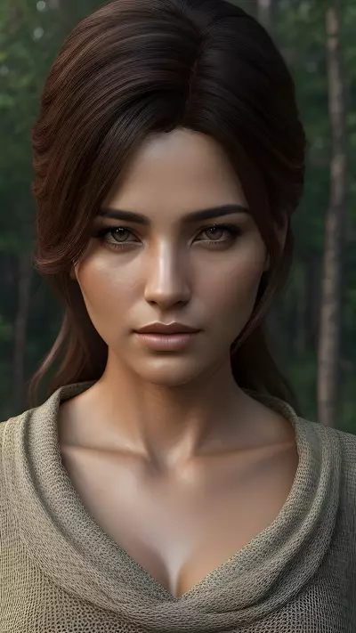 Soulful Encounters in the Serene Nature   Digital Art by Emre Karabacak