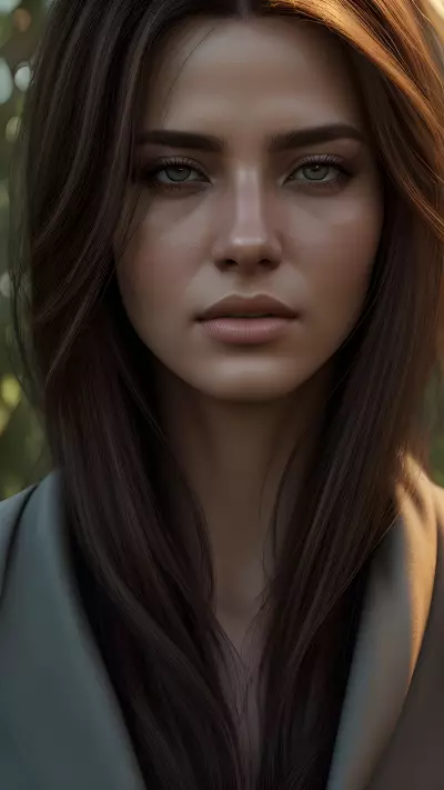 Soulful Encounters in the Serene Nature   Digital Art by Emre Karabacak