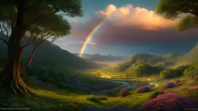 The Enchanted Rainbow Valley