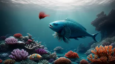 Underwater Journey Fantastical Realm of Merfolk and Sea Creatures