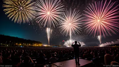 The Student of Love Capturing Fireworks Through My Lens