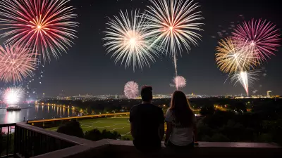 The Student of Love Capturing Fireworks Through My Lens
