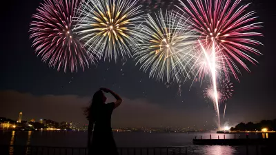 The Student of Love Capturing Fireworks Through My Lens