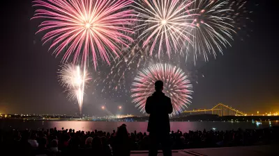 The Student of Love Capturing Fireworks Through My Lens