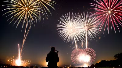 The Student of Love Capturing Fireworks Through My Lens