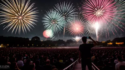 The Student of Love Capturing Fireworks Through My Lens