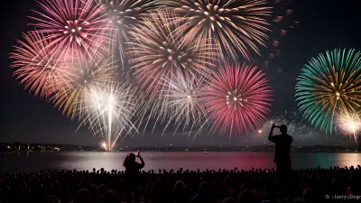 The Student of Love Capturing Fireworks Through My Lens